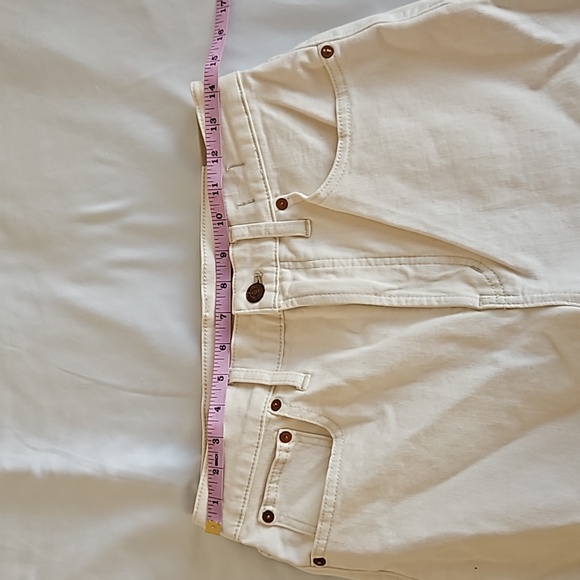 NWT Madewell The Perfect Vintage Wide-Leg Jean White Size 28 - Picture 13 of 13